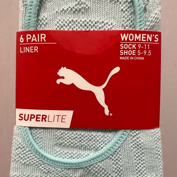 Puma Superlite, Women’s Liner Socks, Multicolor, 6 Pack - Picture 11 of 12